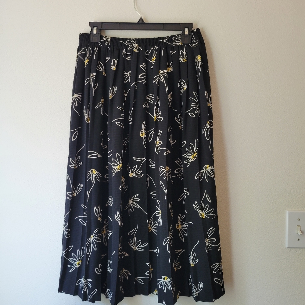 Alfred Dunner Daisy Pleated Skirt